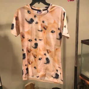 Dog print shirt